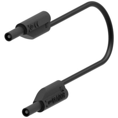 Cordon de mesure 1 m banane mâle 2 mm empilable CAT II 600 V 10 A 240-IEC-CD1-100N