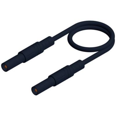 Cordon de mesure de sécurité Hirschmann MLS GG 100/2,5 sw 1 m banane 4 mm