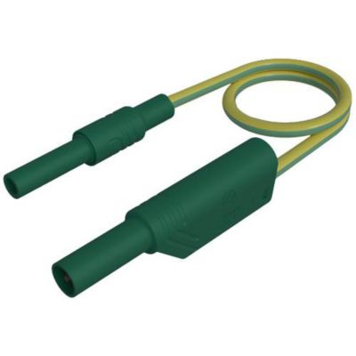 Cordon de mesure Hirschmann MAL S WS-B 200/2,5 jaune-vert 200 cm 4 mm