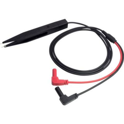 Cordon de mesure MSL-503 4 mm 1,14 m noir/rouge avec brucelles isolées
