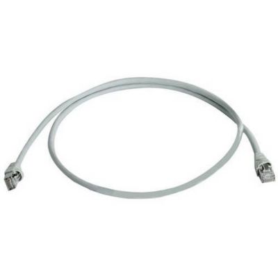 Cordon réseau S/FTP Cat 6A LSOH gris, 1 m