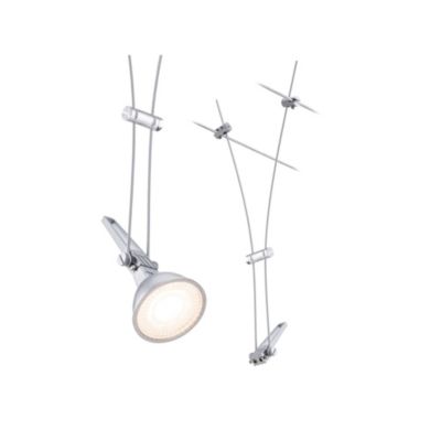 CorDuo Système sur câbles Comet Spot individuel GU5,3 max. 50W gradable 12V Chrome mat
