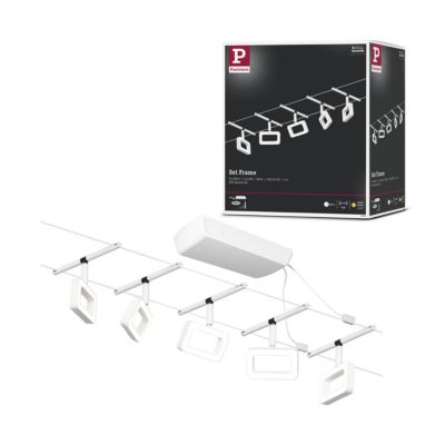CorDuo Système sur câbles LED Frame Kit de base 5x280lm 5x4,8W 3000K ...