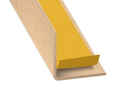 corniere pvc hetre auto adhesive 20 x 20 mm 2 60 m castorama