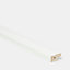 Corniche et bandeau cache-lumière GoodHome Alpinia Blanc H. 35 mm x l. 2.4 m x Ep. 59.5 mm