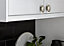 Corniche et bandeau cache-lumière GoodHome Artemisia Blanc H. 35 mm x l. 2.4 m x Ep. 59.5 mm