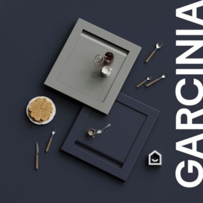 Corniche et bandeau cache-lumière GoodHome Garcinia ciment H. 35 mm x l. 2.4 m x Ep. 59.5 mm