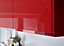 Corniche et bandeau cache-lumière GoodHome Stevia Rouge H. 35 mm x l. 240 x Ep. 5,95 cm