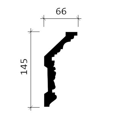 Corniche Profhome 150128 1 carton 6 pièces Moulure décorative
