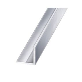 Cornière aluminium brillant 10 x 10 mm, 2,5 m