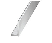 Cornière aluminium brut 20 x 15 x 1,5 mm, 2,50 m