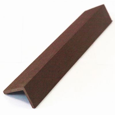 Cornière de finition bardage Greenwall et terrasse Greendeck chocolat - 4 x 5 cm L.2,20 m