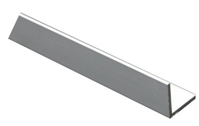 Cornière égale aluminium anodisé incolore 30 x 30 mm, 1 m