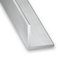 Cornière égale aluminium brut 30 x 30 mm. Ep. 1,5 mm. Longueur 2 m