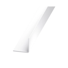 Cornière égale PVC blanc 20 x 20 mm. Longueur 2 m