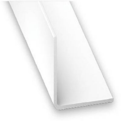 Cornière égale PVC blanc 35 x 35 mm, 2 m
