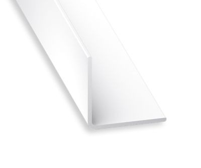 Cornière égale PVC blanc 70 x 70, L. 1 m CQFD