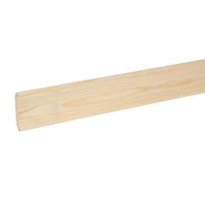 Cornière en pin 10 x 60 mm L.2,4 m ép.1 cm