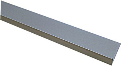 Cornière inégale aluminium anodisé incolore 40 x 10 mm, 1 m