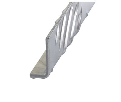 Cornière inégale damier aluminium brut 30 x 50 mm, 2 m