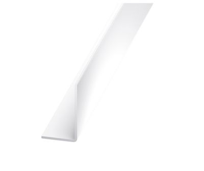 Cornière inégale PVC blanc CQFD - 20x30 L 1m