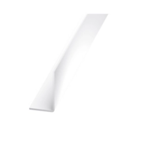 Cornière inégale PVC blanc 10 x 20 mm, 1 m