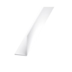 Cornière inégale PVC blanc 15 x 25 mm, 1 m