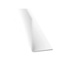 Cornière inégale PVC blanc 20 x 30 mm, 2 m