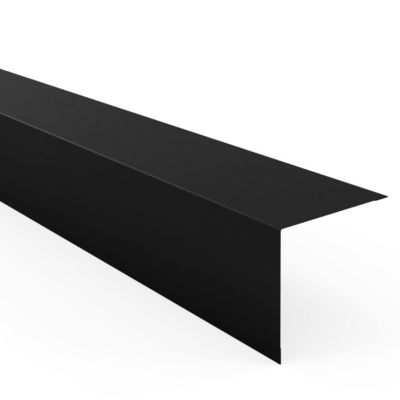 Cornière pour bardage et parement M50 Le Profileur Français noir mat 50x50x2300 mm