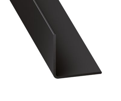 Cornière PVC anthracite 60 x 60mm, L. 2,6 m CQFD