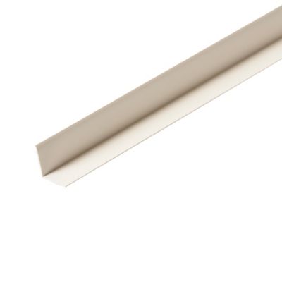 Cornière pvc blanc 25 x 25 mm L.2,4 m
