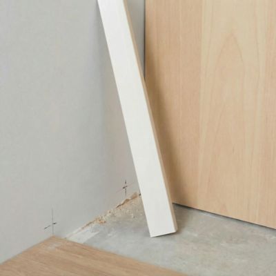 Cornière pvc blanc 30 x 30 mm L.2,4 m