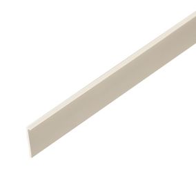 Cornière pvc blanc 5 x 25 mm L.2,4 m