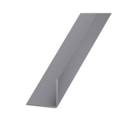 Cornière PVC gris 20 x 20 mm, 2,5 m