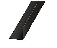 Cornière PVC noir 15 x 15 mm, 2 m