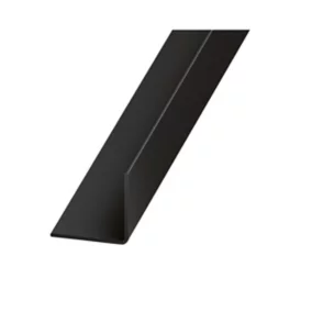 Cornière PVC noir 30 x 30 mm, 2.5 m