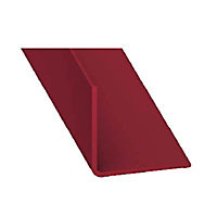 Cornière PVC rouge 20 x 20 mm, 2 m