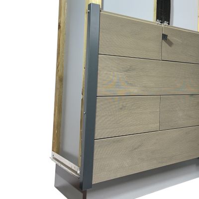 Cornière sortante Aluminium, L.2.5m, Gris, SYLWAY