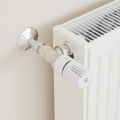 Corps thermostatique équerre raccordement en 1/2" (15x21) Flomasta