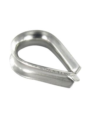 Cosse coeur Inox A4 Diamètre 14 - 1 pièce