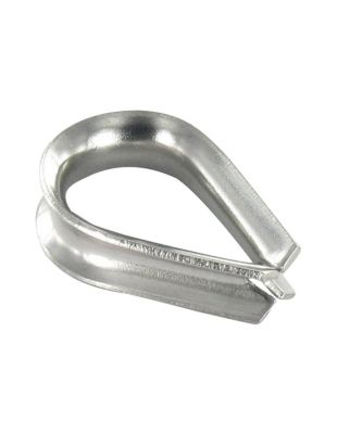 Cosse coeur Inox A4 Diamètre 16 - 10 pièces