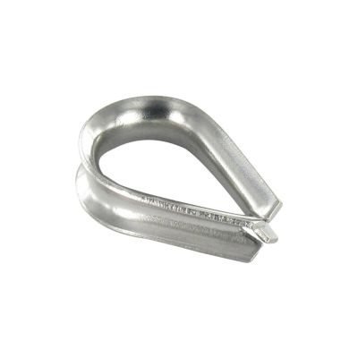 Cosse coeur Inox A4 Diamètre 5 - 5 pièces