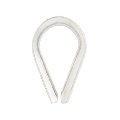 Cosse-coeur inox pour câble Ø. 4 mm vendue par 2
