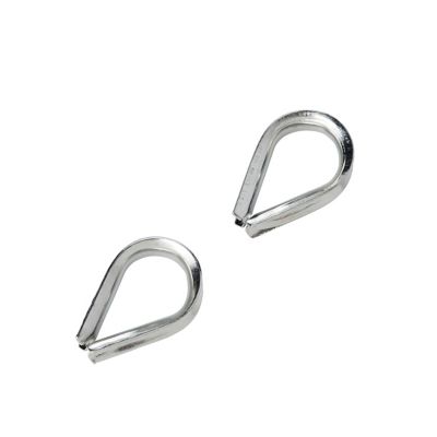 Cosse-coeur inox pour câble Ø. 6 mm vendue par 2
