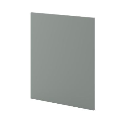 Côté de remplacement bas droit Goodhome Balsamita gris H. 72 cm x l. 57 cm x Ep. 18 mm