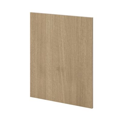 Côté de remplacement bas droit Goodhome Chia décor chêne clair H. 72 cm x l. 57 cm x Ep. 18 mm