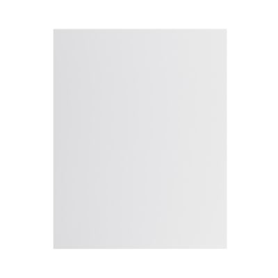 Côté de remplacement bas droit Goodhome Garcinia gris clair brillant H. 72 cm x l. 57 cm x Ep. 18 mm