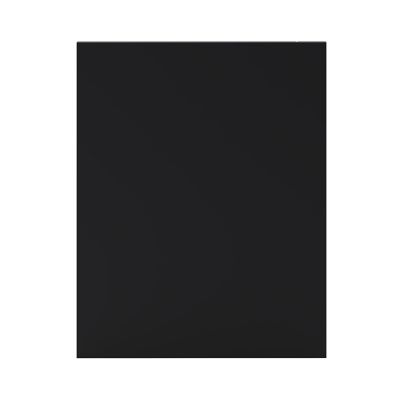 Côté de remplacement bas droit Goodhome Pasilla noir H. 72 cm x l. 57 cm x Ep. 18 mm