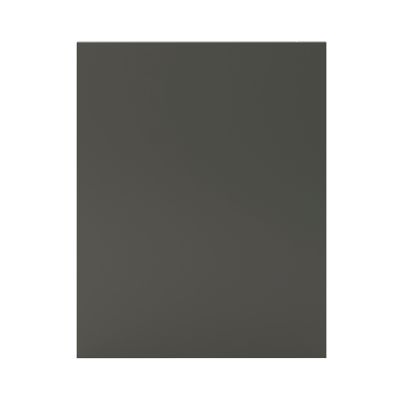 Côté de remplacement bas droit Goodhome Stevia/Garcinia anthracite brillant H. 72 cm x l. 57 cm x Ep. 18 mm