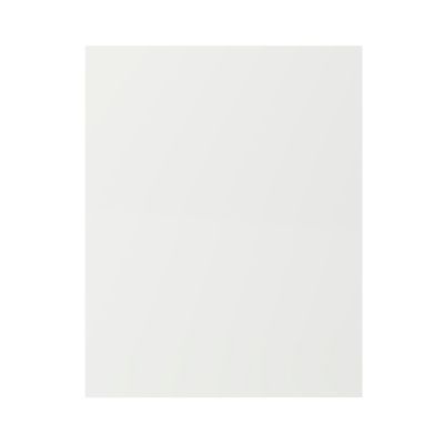 Côté de remplacement bas droit Goodhome Stevia/Garcinia blanc H. 72 cm x l. 57 cm x Ep. 18 mm